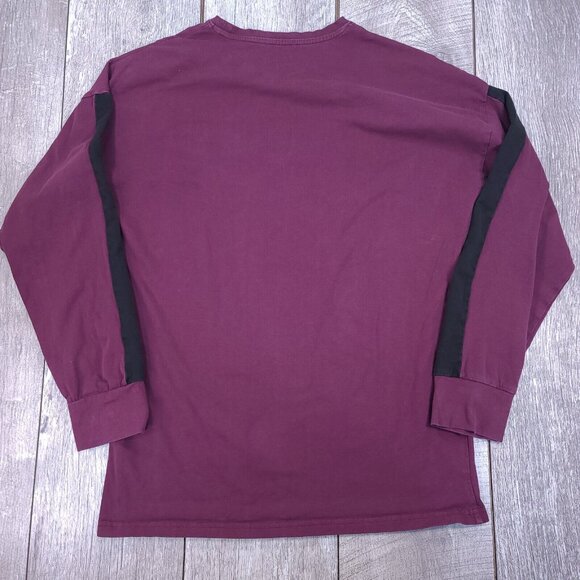 Alphalete Mens Purple Performance Fit Shirt Size Medium Running Training Stretch - Picture 2 of 6